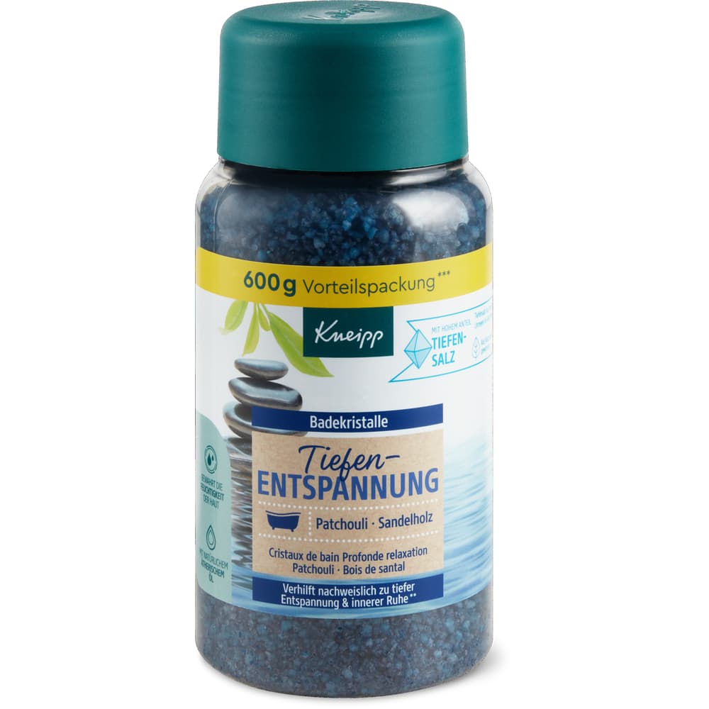 Kneipp Tiefen Entspannung Badekristalle Patchouli & Sandelholz