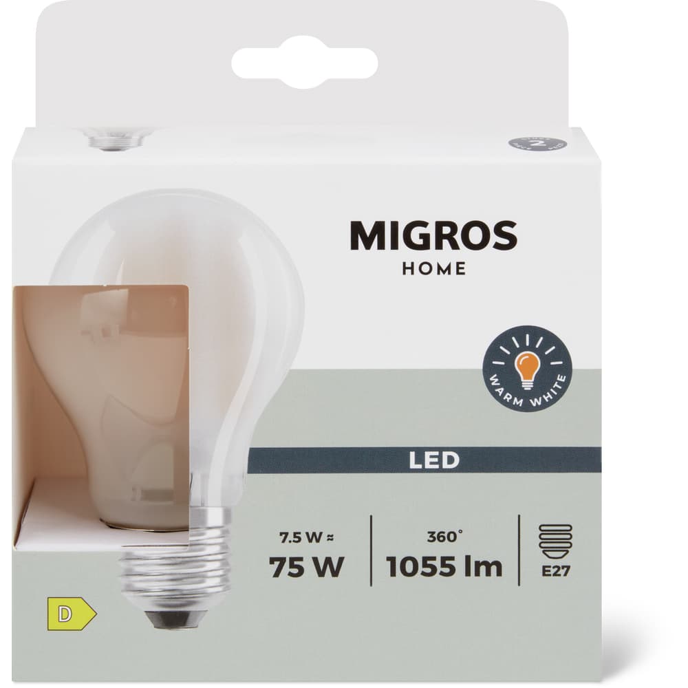 Migros Home Leuchtmittel LED MATT A 75W E27