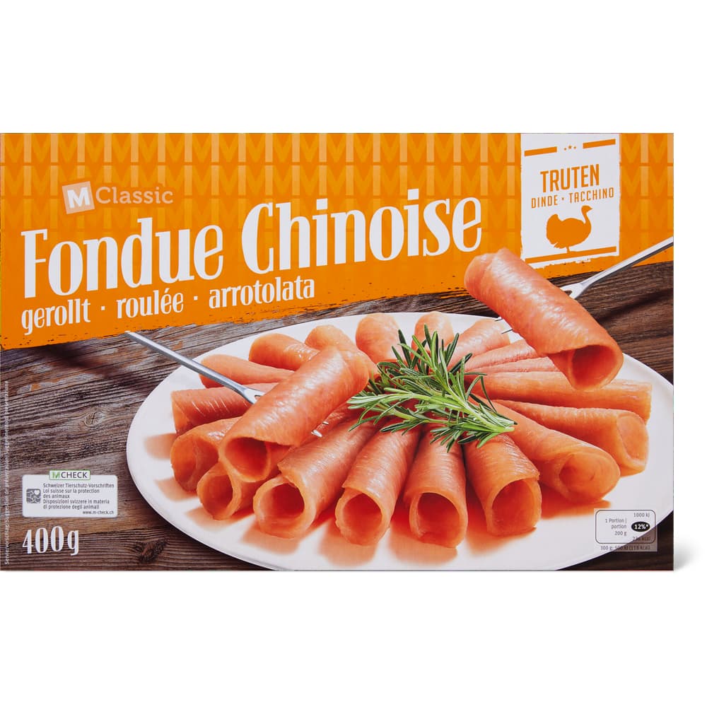 M-Classic Fondue Chinoise gerollt Truten
