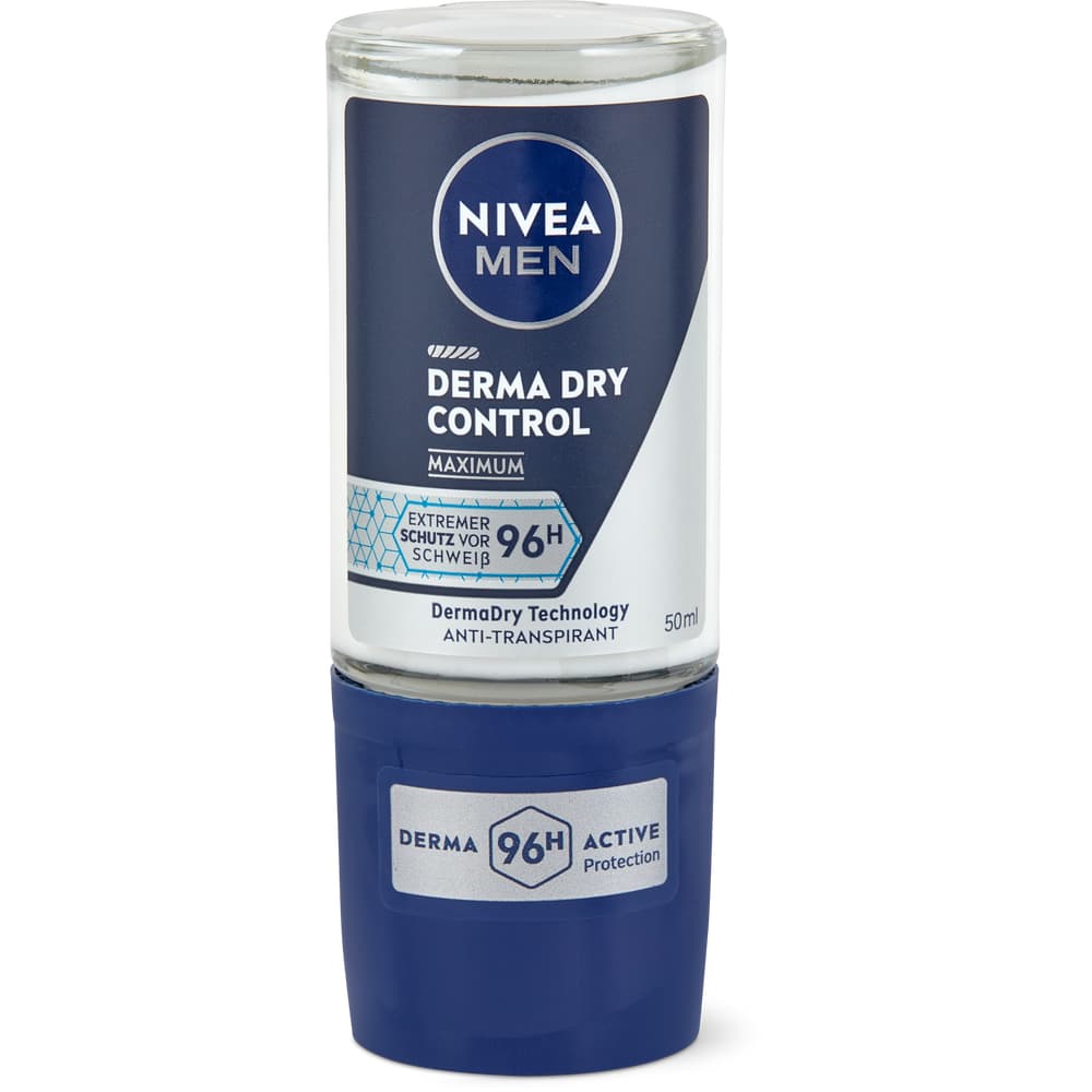Nivea Men Derma Dry Control Deodorant Roll-On 96h