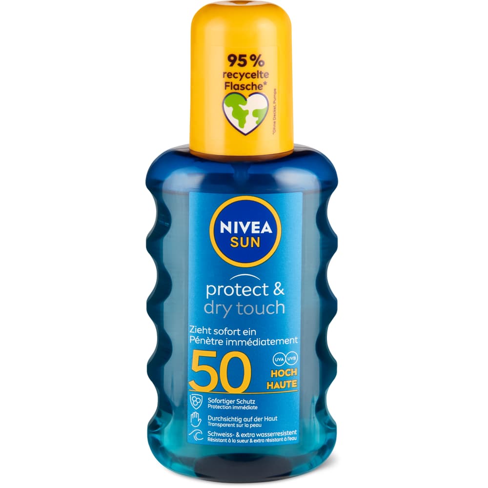 Nivea Sun Protect & dry touch Sonnenspray LSF 50, extra wasserfest