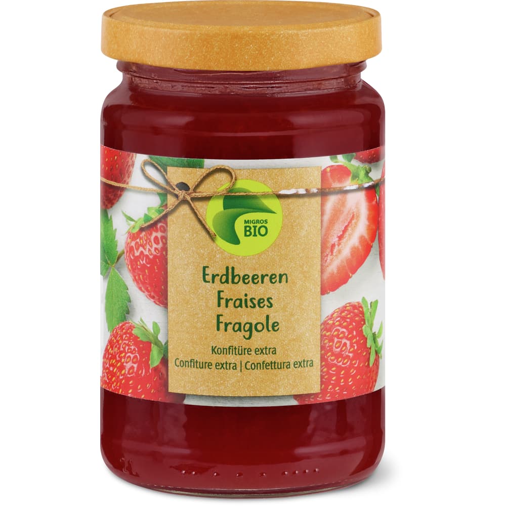 Konfitüre Bio, Erdbeeren