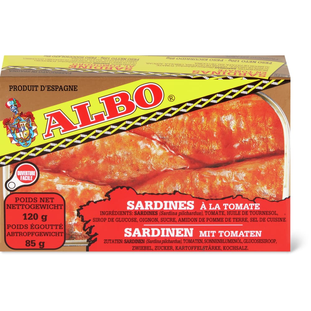 Albo Sardines à la tomate