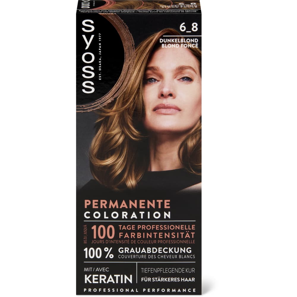 Syoss Coloration 6.8 Dunkelblond, permanent