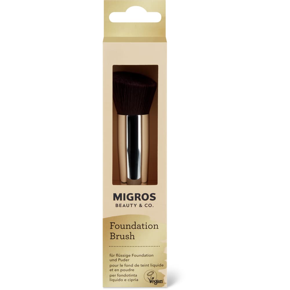 Migros Beauty & Co. Foundation Pinsel Schräg , vegan