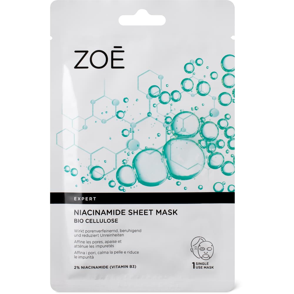 Zoé Expert Niacinamide Sheet Mask