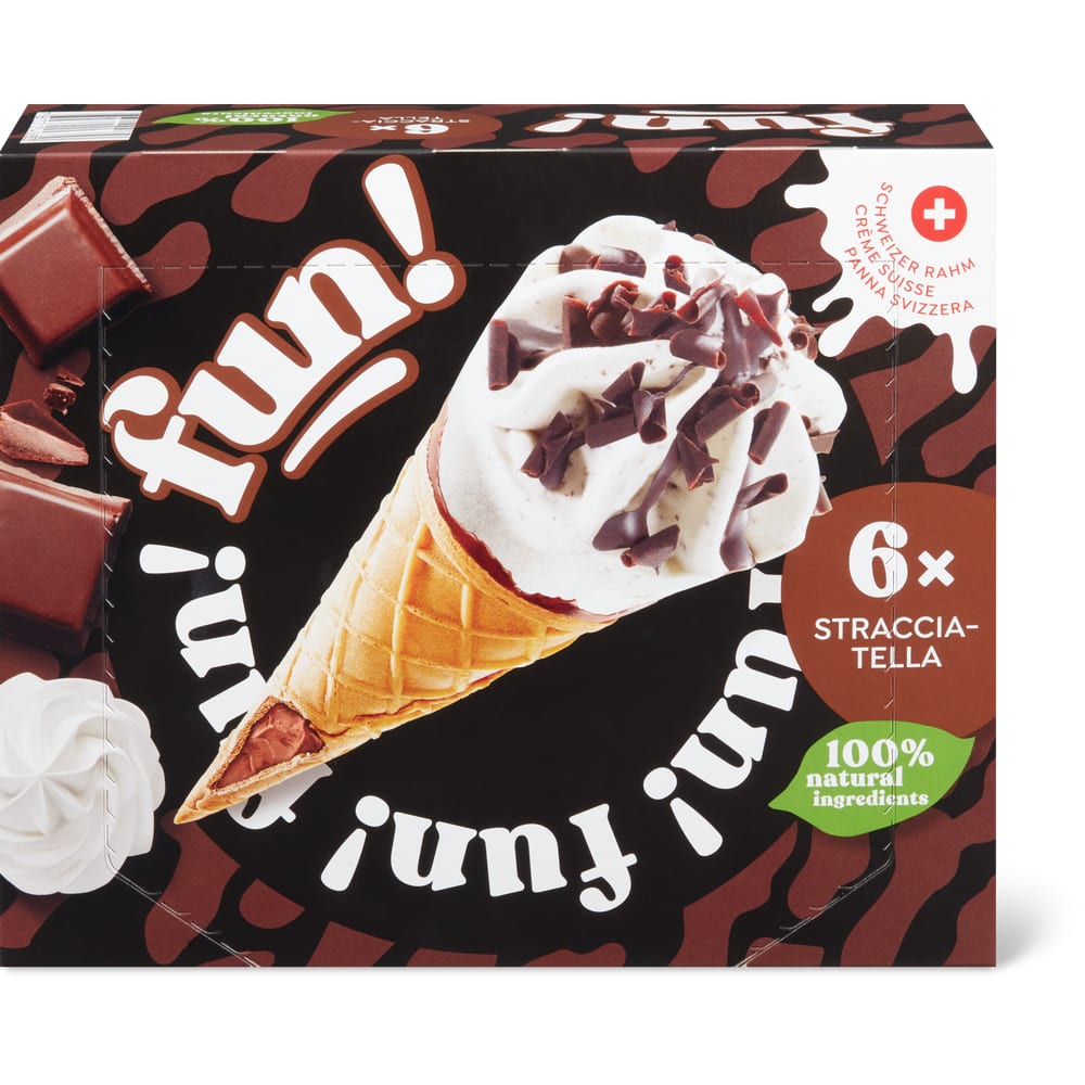 Fun Cornets Stracciatella