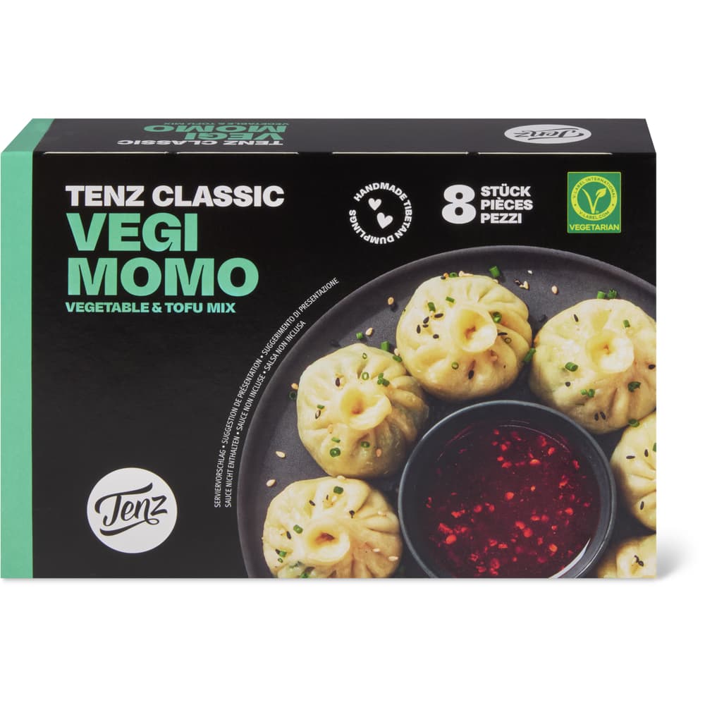 Tenz · Momos · vegetarian • Migros