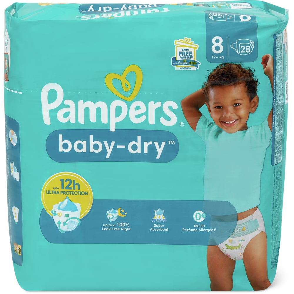 Pampers Baby Dry Windeln Grösse 8, +17kg