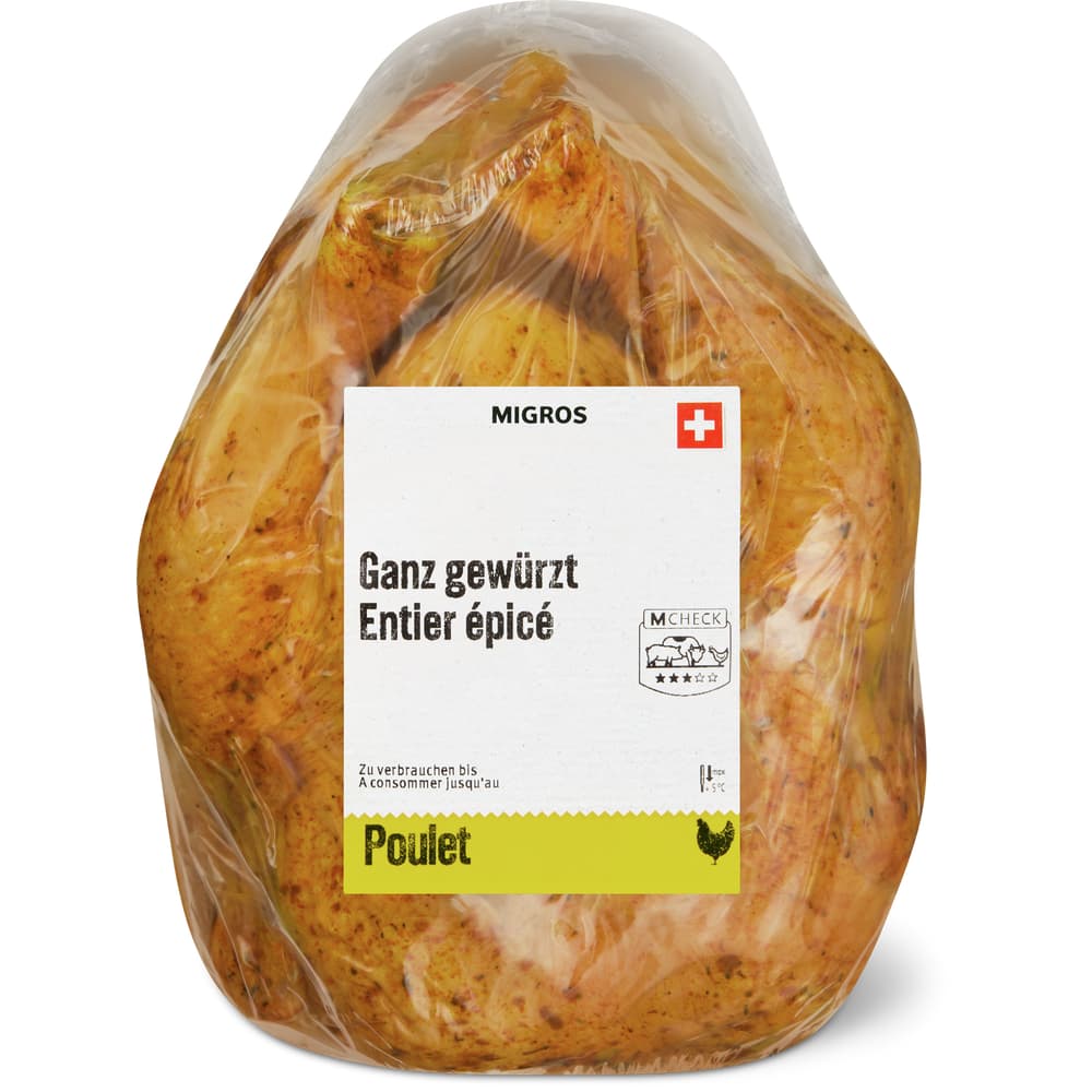 Migros Poulet Ganz Paprika - im Bratbeutel
