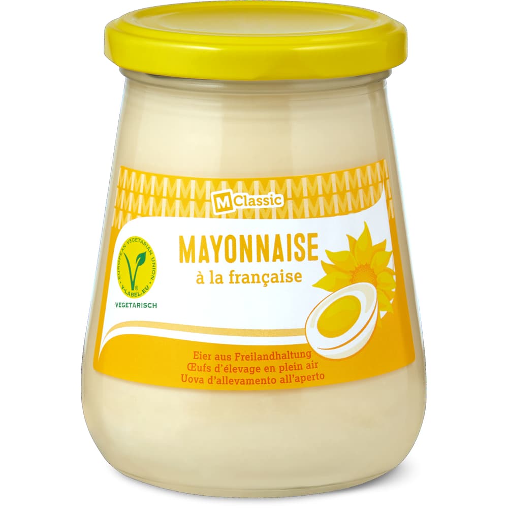 M-Classic · Mayonnaise à la française · Glas, vegetarisch • Migros