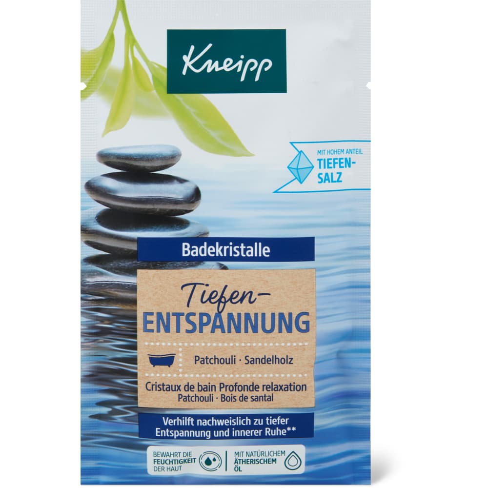 Kneipp Tiefen Entspannung Badekristalle Patchouli & Sandelholz