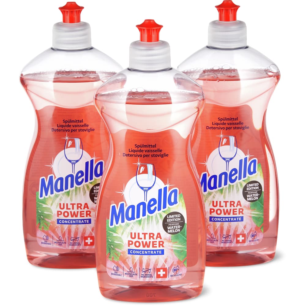 Manella Sponge Manella Ultra Power · Geschirrspülmittel · Wassermelone • Migros Online