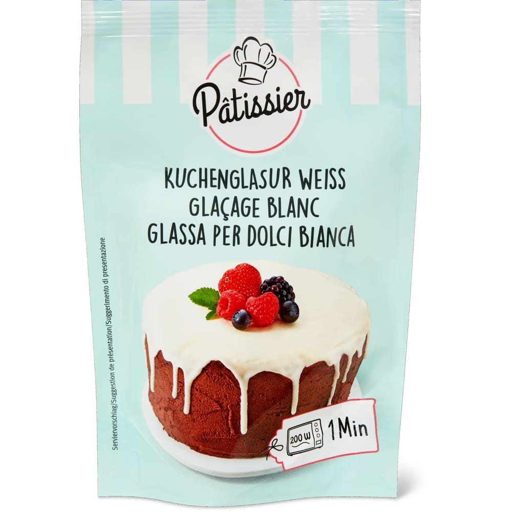 Patissier Kuchenglasur weiss