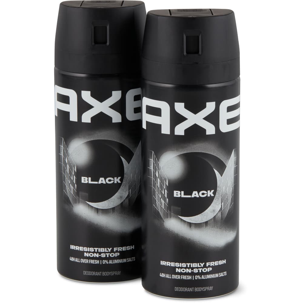 Axe Deo Bodyspray Black 48h, 0% Aluminiumsalze