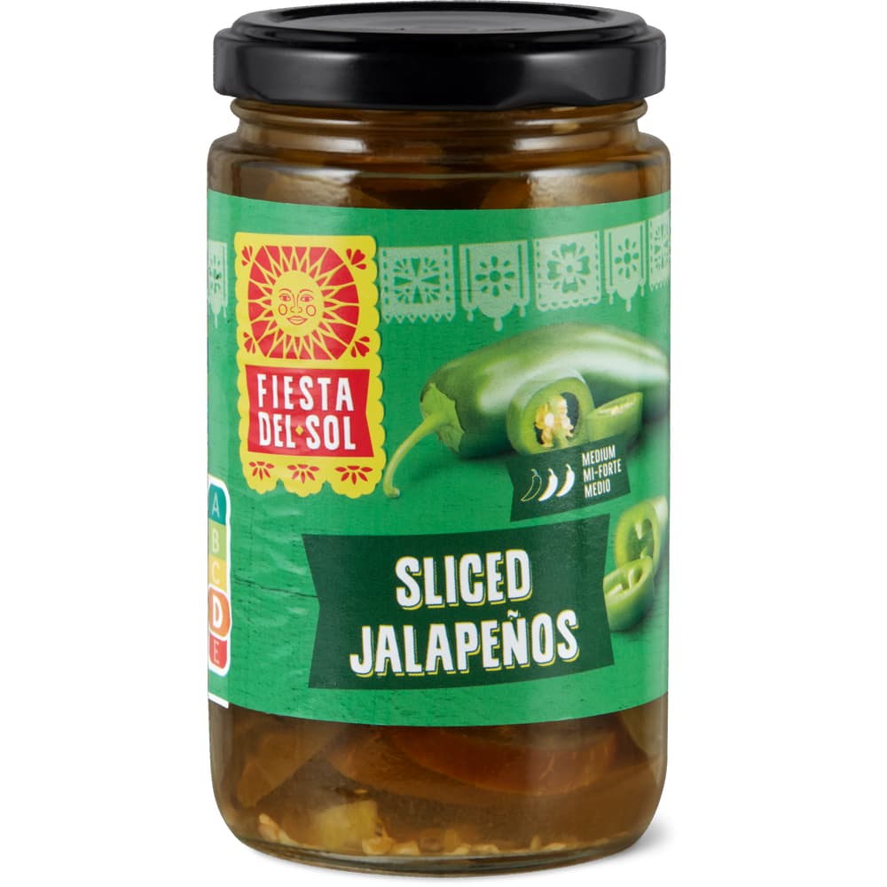 Fiesta del Sol Geschnittene Jalapeños Medium
