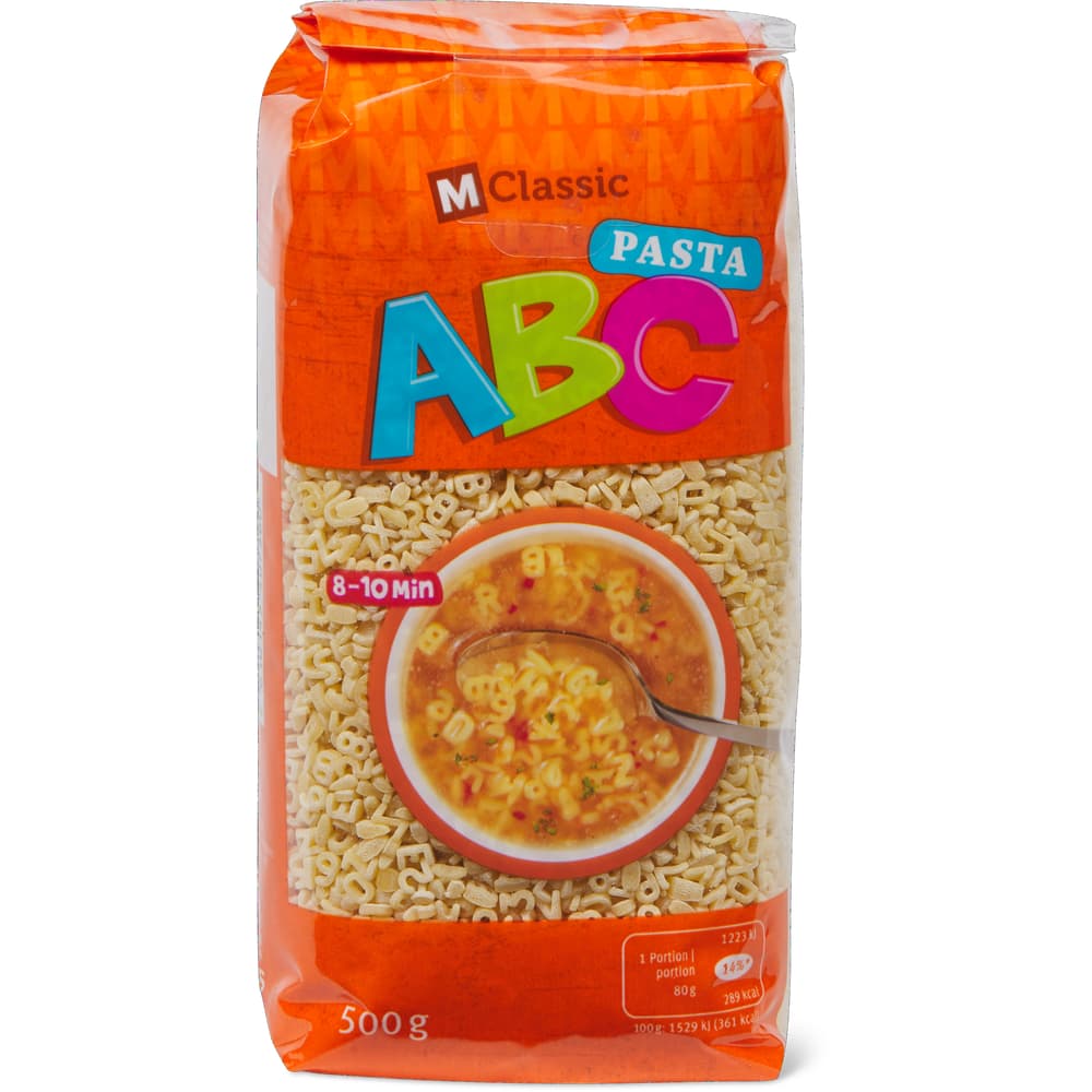 M-Classic Pasta Buchstaben aus Eier