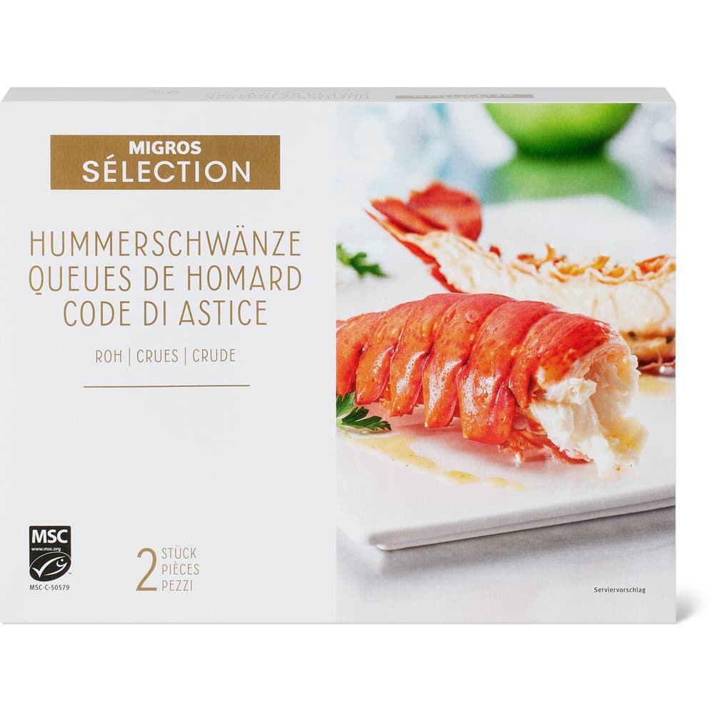 Sélection MSC Hummerschwänze roh