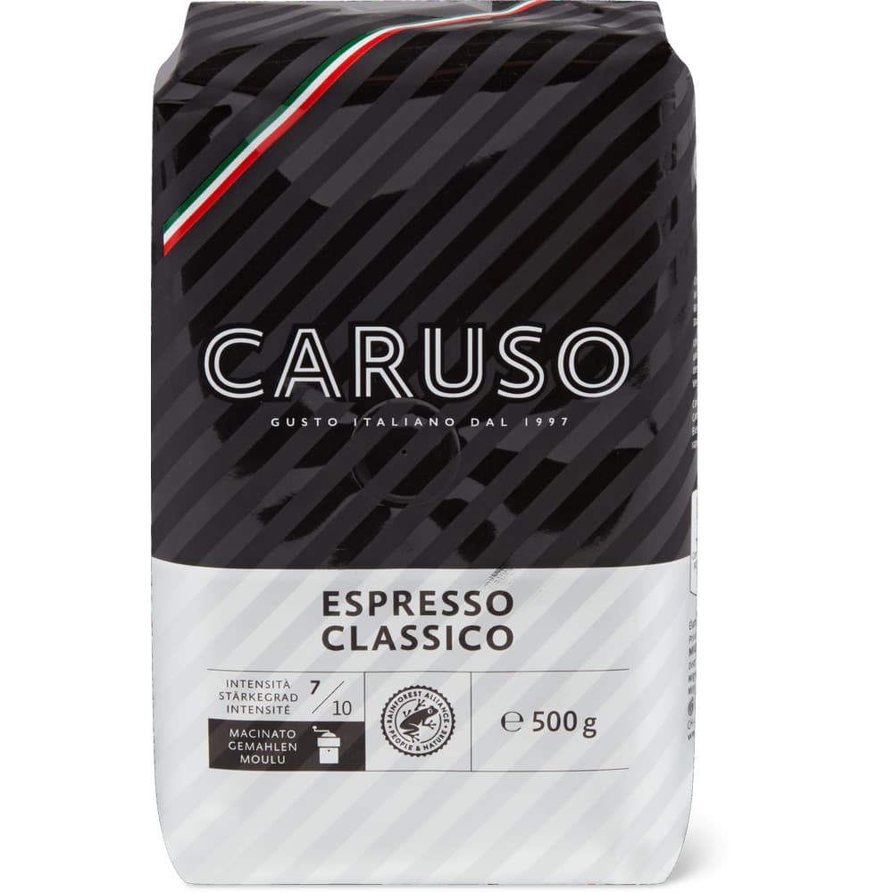 Caruso Gemahlener Kaffee Espresso Classico