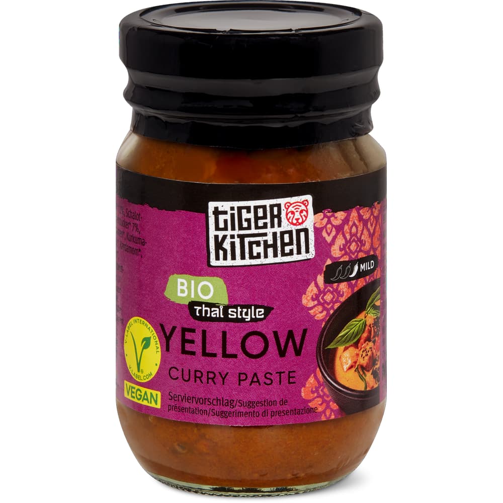 Tiger Kitchen Bio Gelb Curry Paste