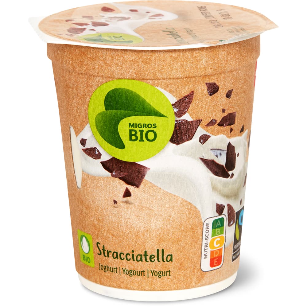 Migros Bio Fairtrade Joghurt Stracciatella
