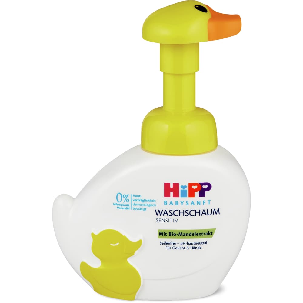 Hipp Babysanft Waschschaum Sensitiv Mandelextrakt