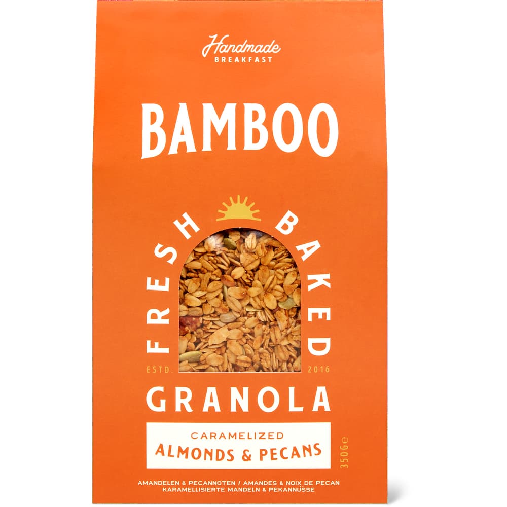 Bamboo Granola Mandeln Pekannüsse