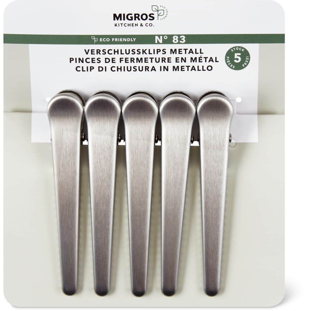 Migros Kitchen & Co. Verschlussklips Metall