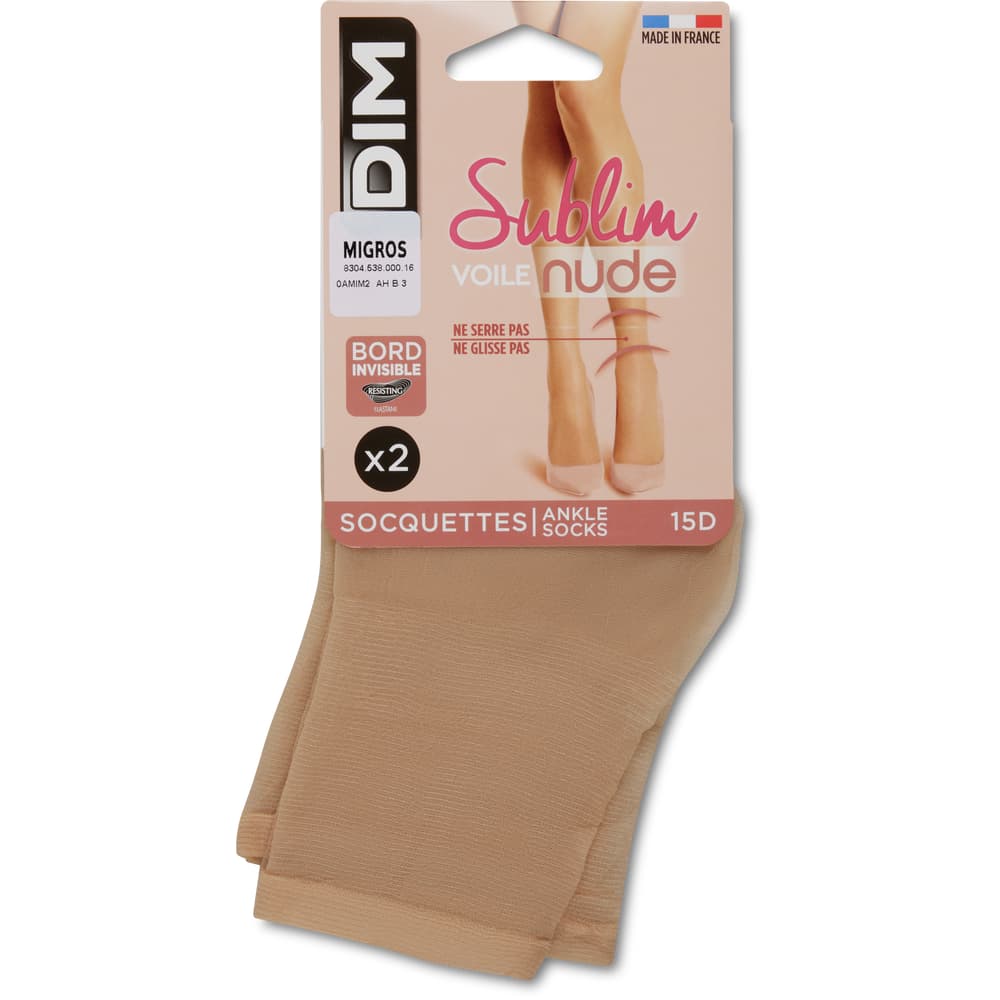 Dim · Socquettes DIM CO Sublim Voile Nude • Migros