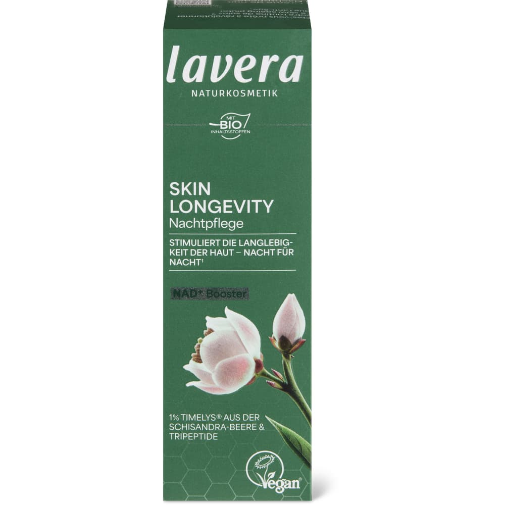 Lavera Skin Longevity Nachtpflege vegan