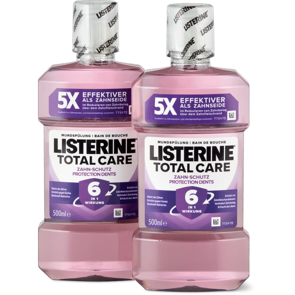 Listerine Mundspülung Total Care Zahn-Schutz