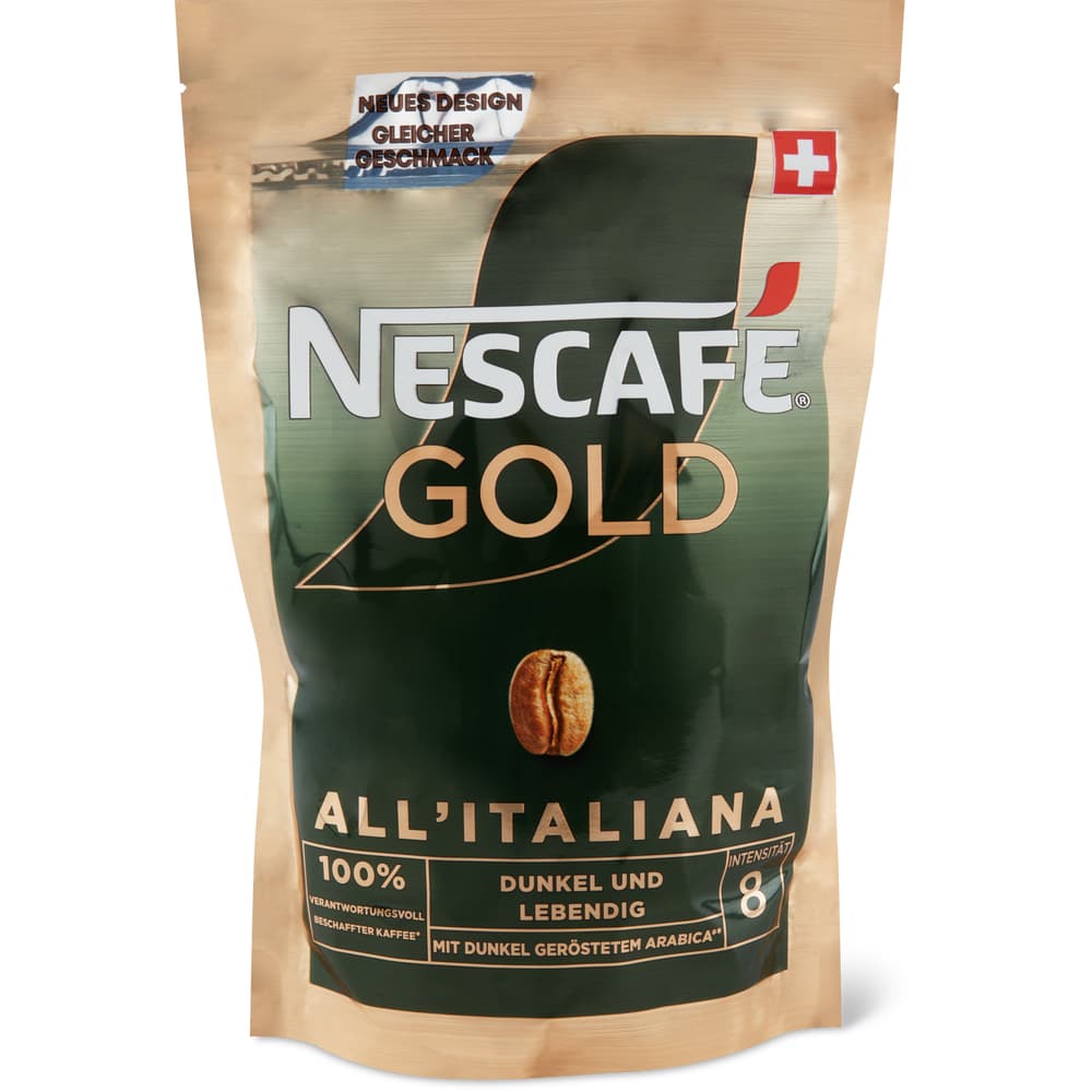 Nescafé Gold Löslicher Kaffee Stärkegrad 8