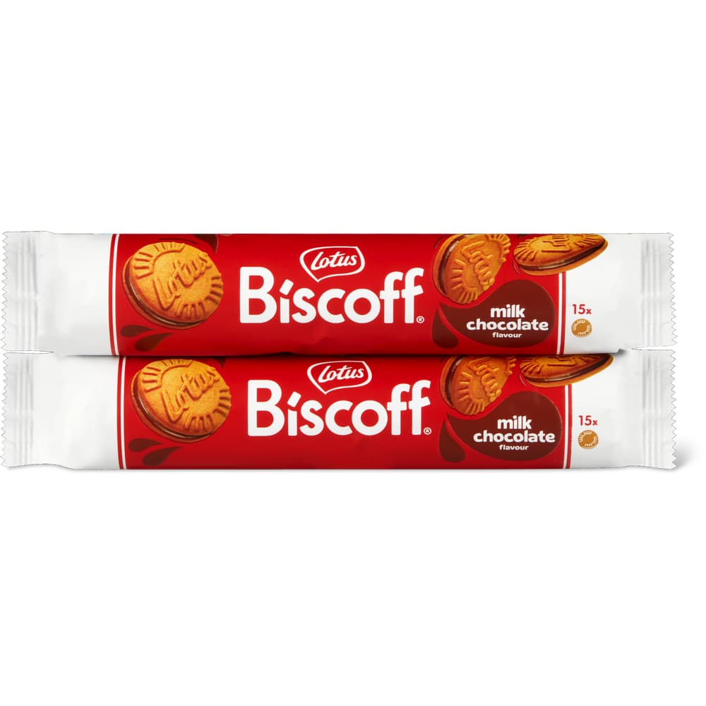 Lotus Biscoff Kekse mit Schokoladecremefüllung