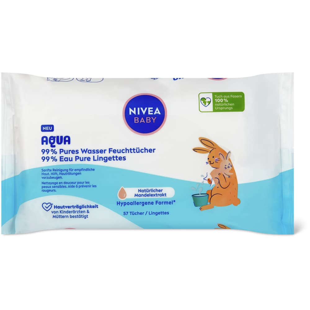 Nivea Baby Baby-Feuchttücher Aqua