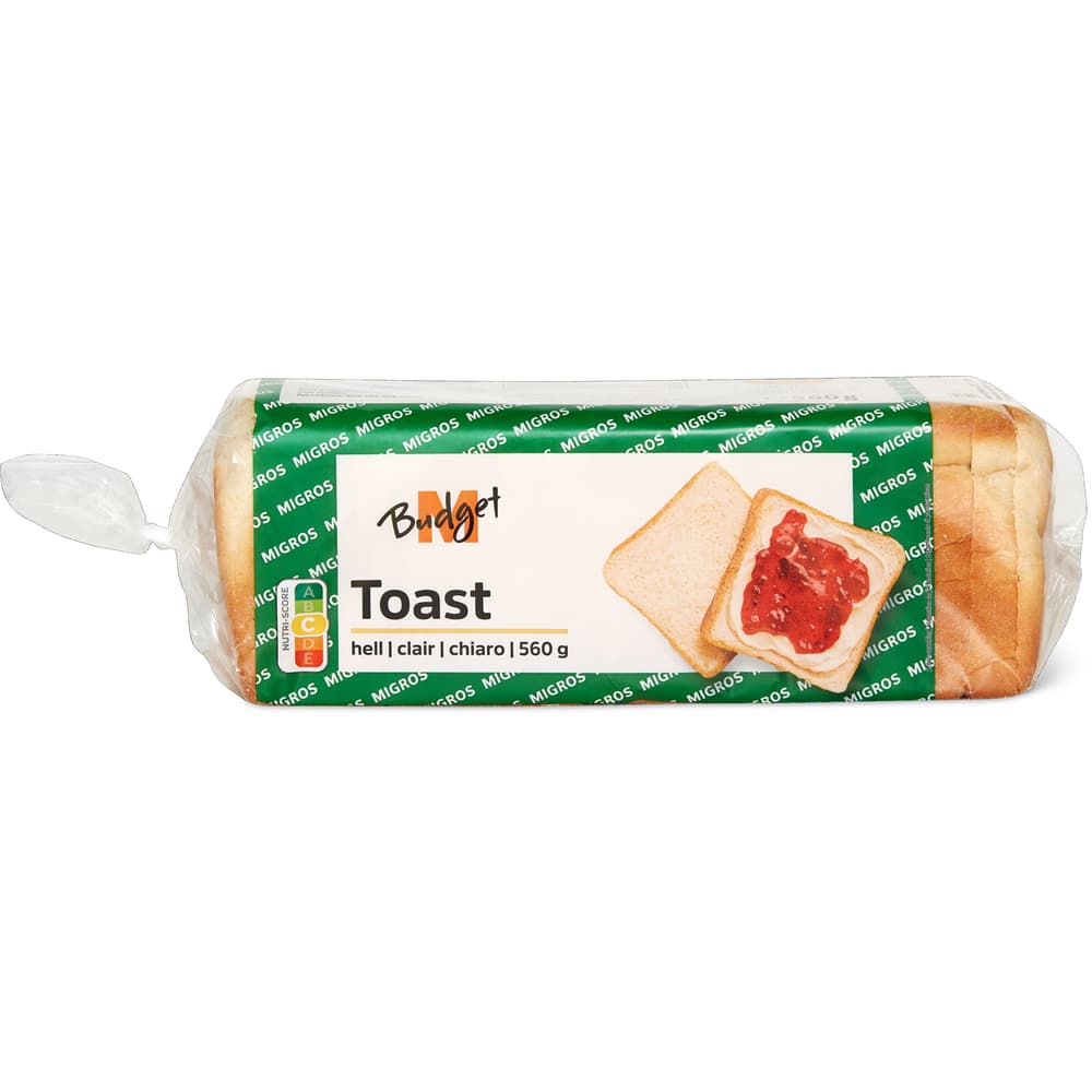 M-Budget Toast helles Weizenbrot