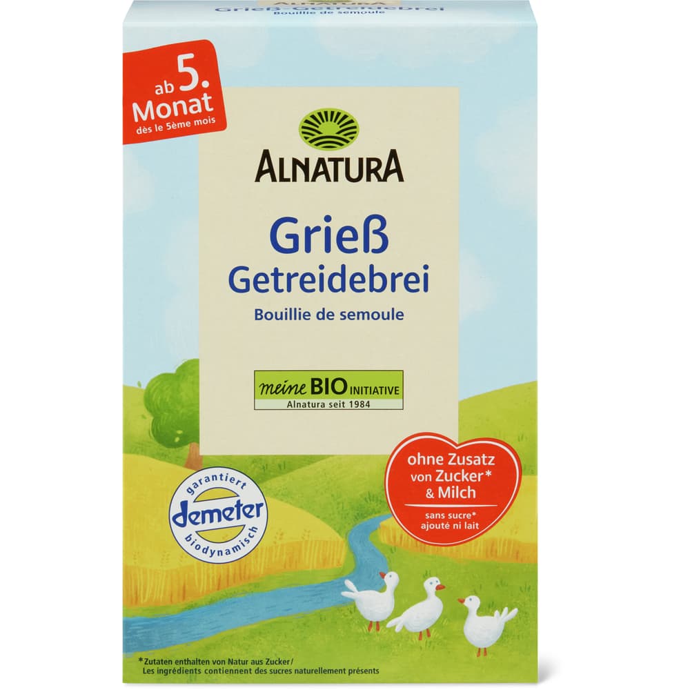 Alnatura Demeter Griess-Getreidebrei Ab 5 Monaten