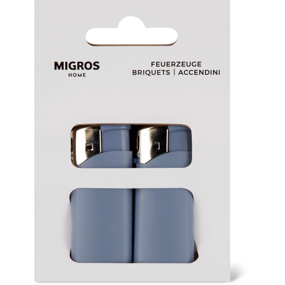 Migros Home Feuerzeuge blau
