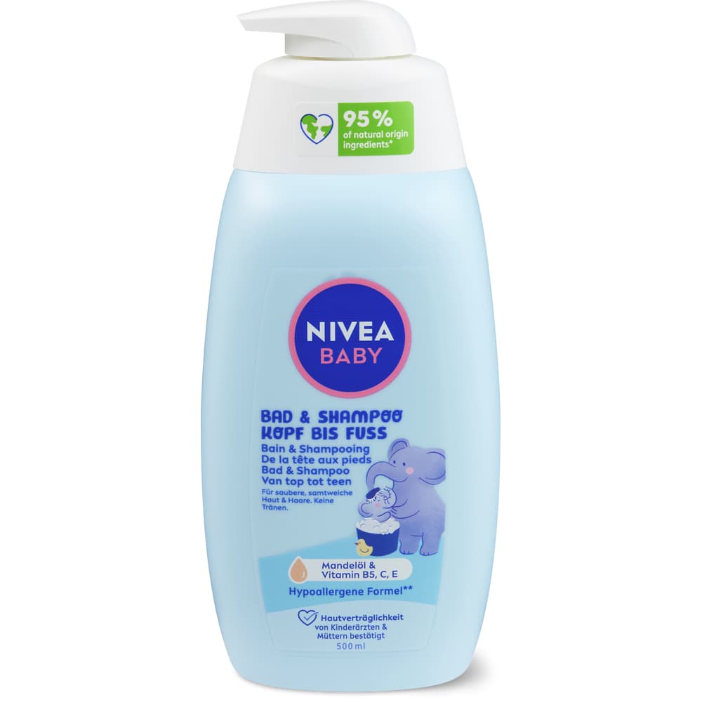 Nivea Baby Dushgel, Schaumbad und Shampoo Mandelöl