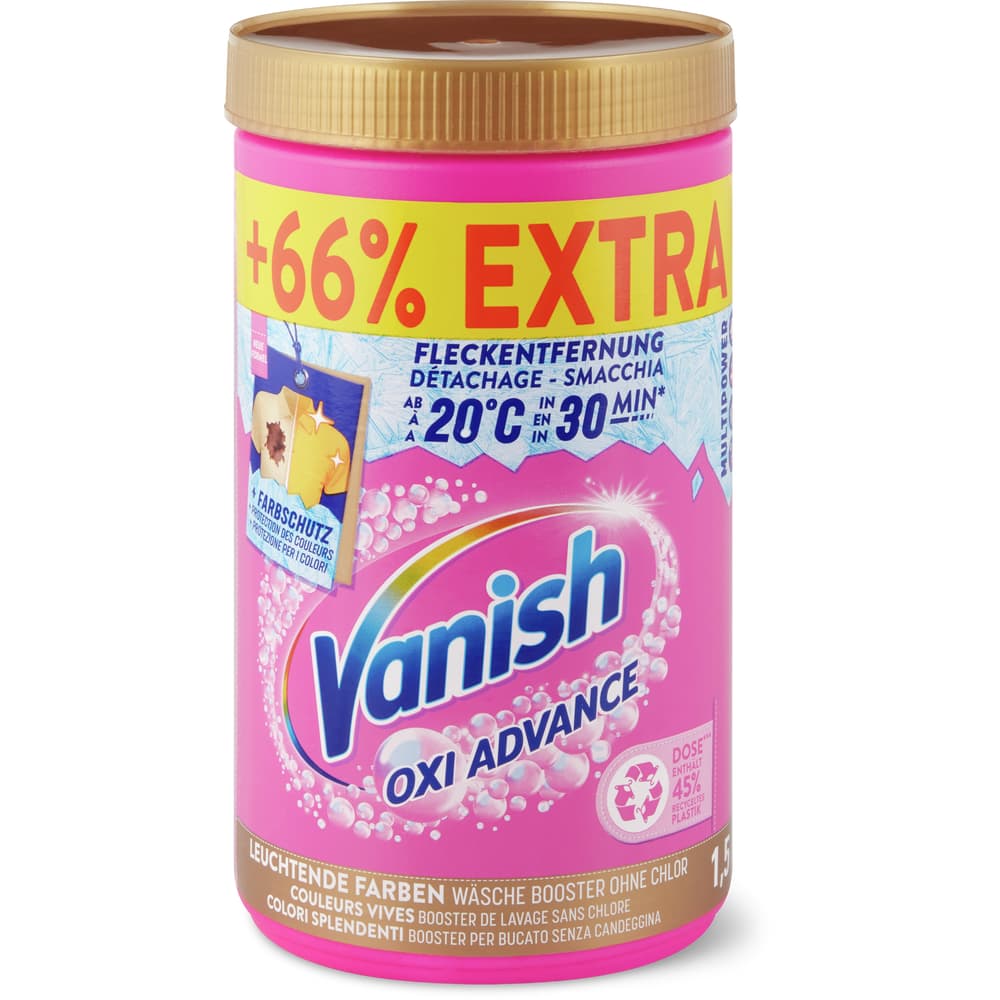 Vanish Oxi Advance Fleckenentferner Pulver Farben