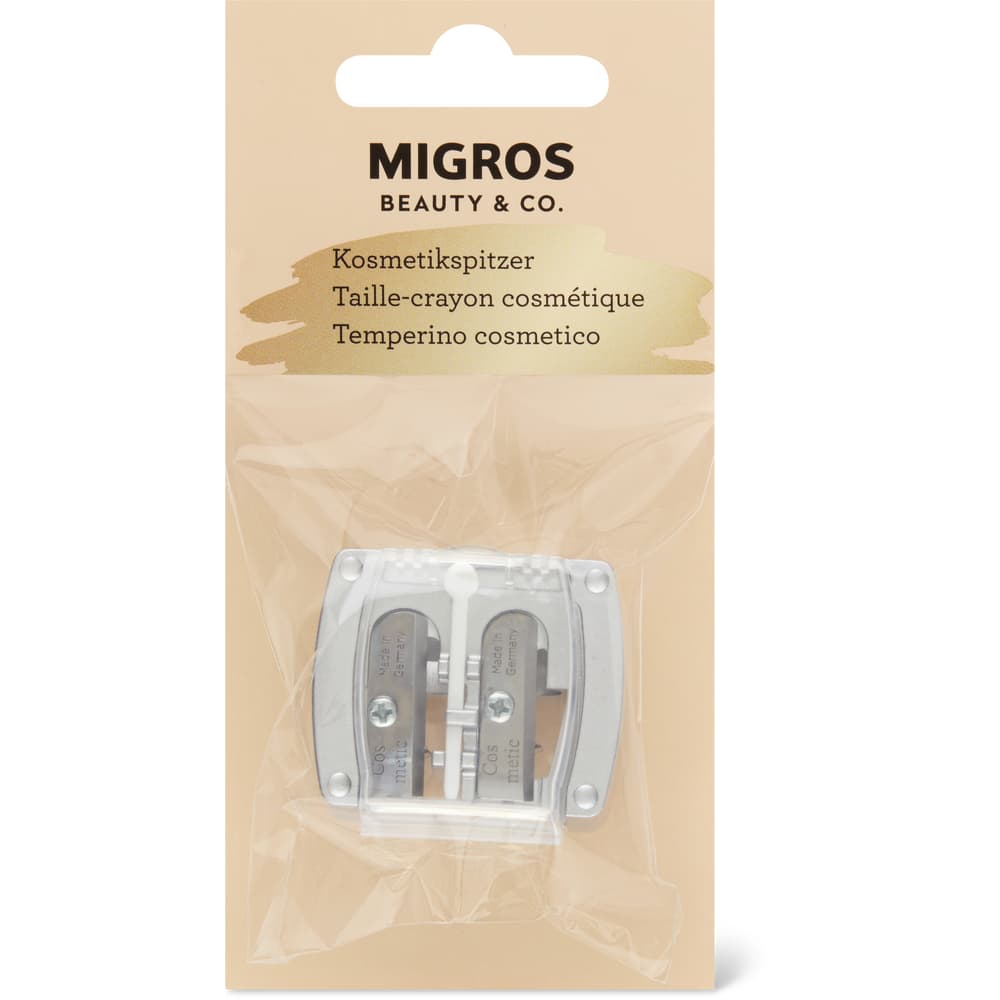 Migros Beauty & Co. Kosmetikspitzer für schmale und breite Kosmetikspitzer