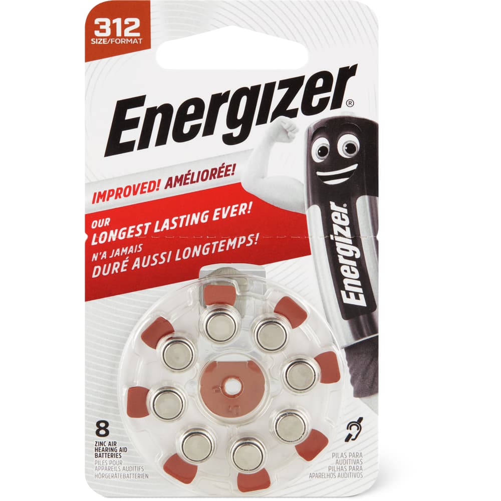 Energizer Hörgerätebatterien 312/1.4V