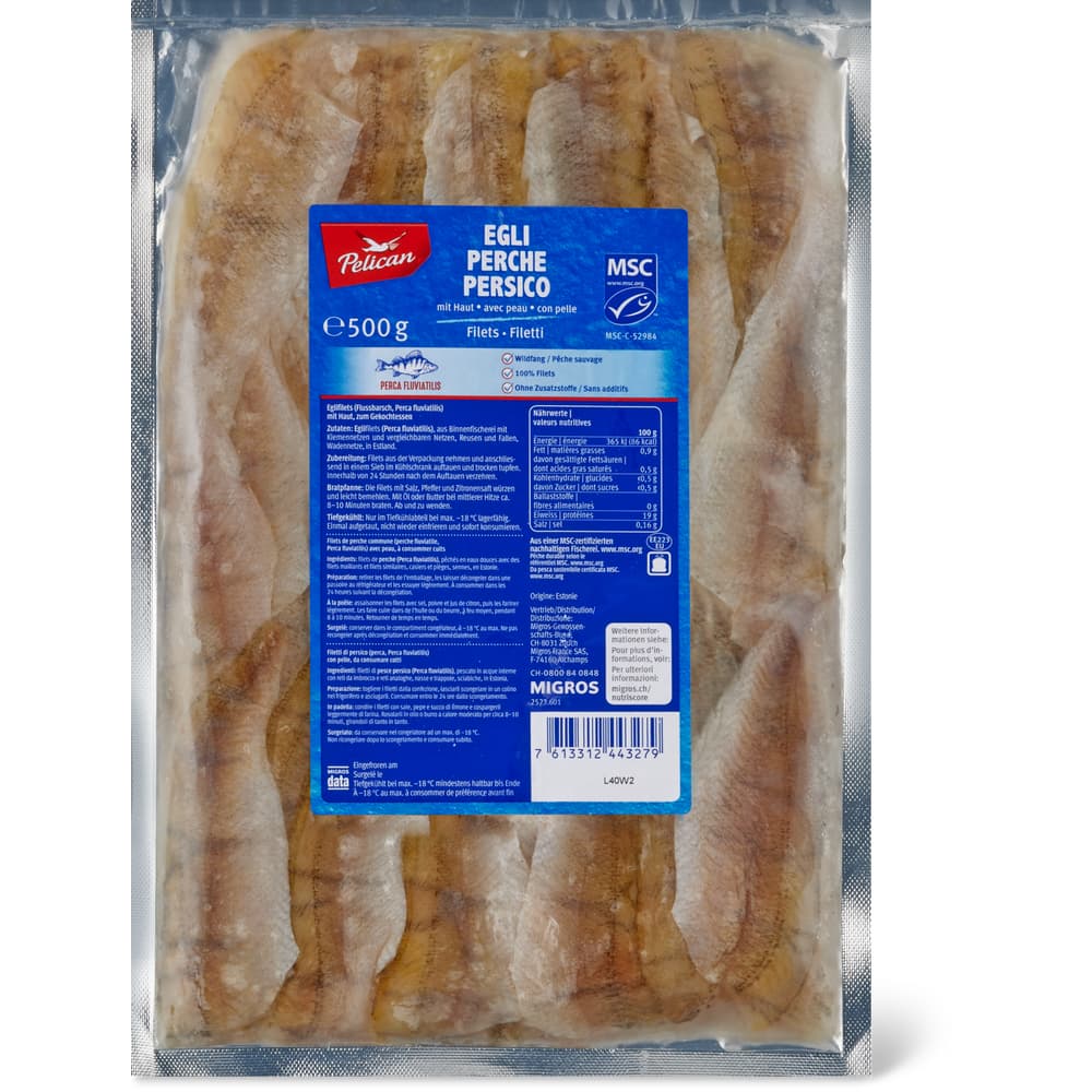 Pelican Eglifilet mit Haut / MSC