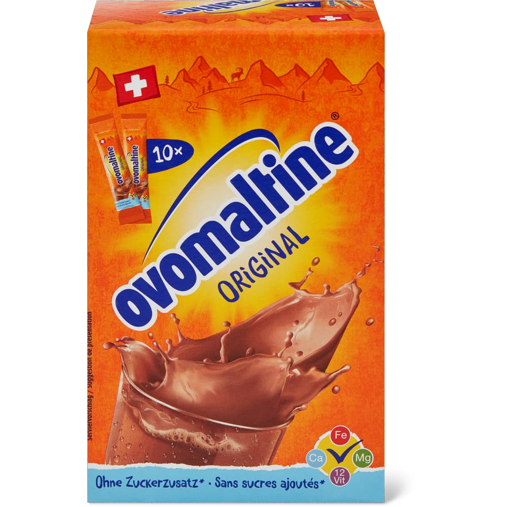 Ovomaltine Kakaogetränk ohne Zuckerzusatz