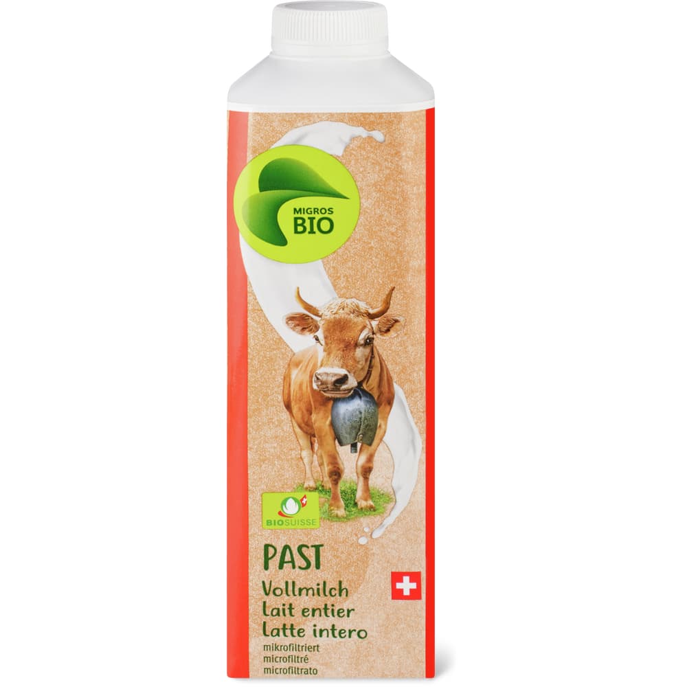 Migros Bio Vollmilch 3.5% Fett, Past