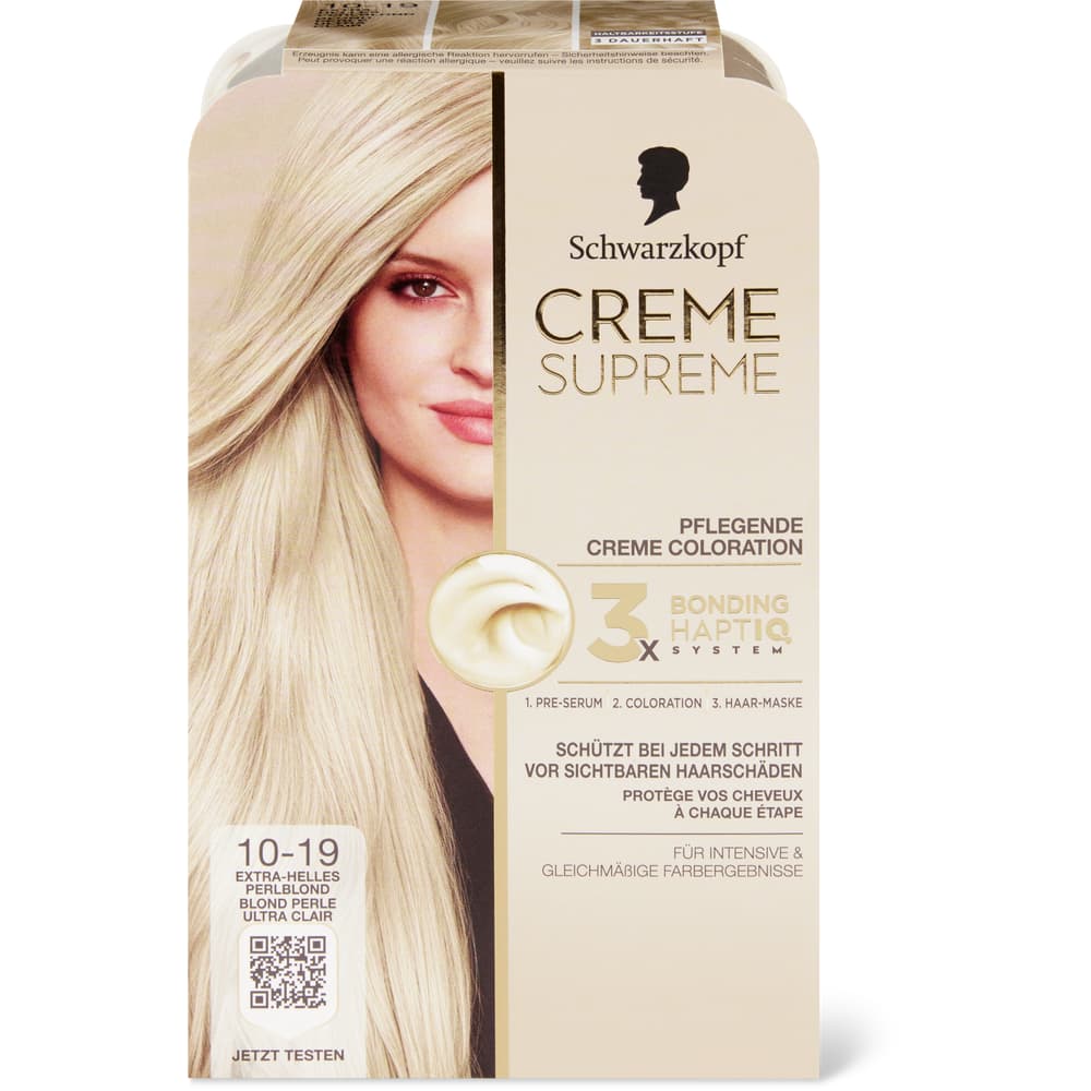 Schwarzkopf Creme Supreme 10.19 Helles Perlblond