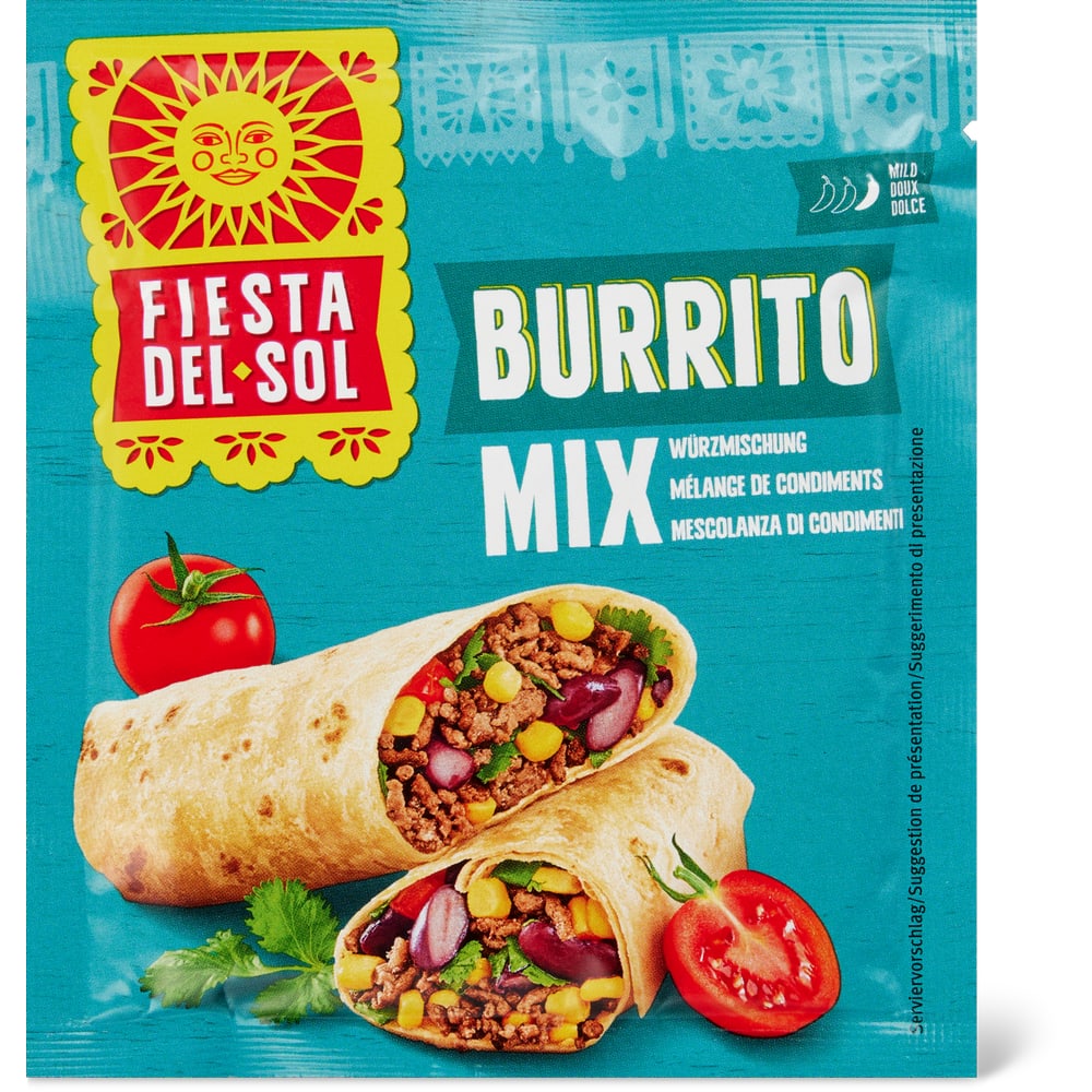 Fiesta del Sol Würzmischung Burrito Mix mild
