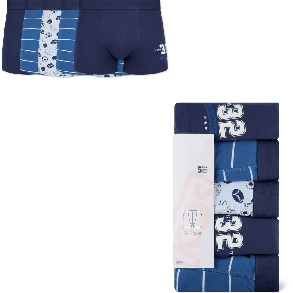 Kids Boxer Better Cotton, 5er Pack