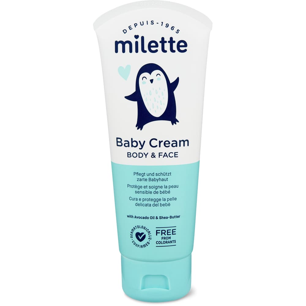 Milette Baby Care Cream Body&Face Avocado Oil,Shea-Butter