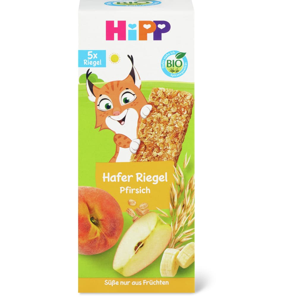 Hipp Hafer Riegel mit Pfirsich Bio, ab 1 Jahr