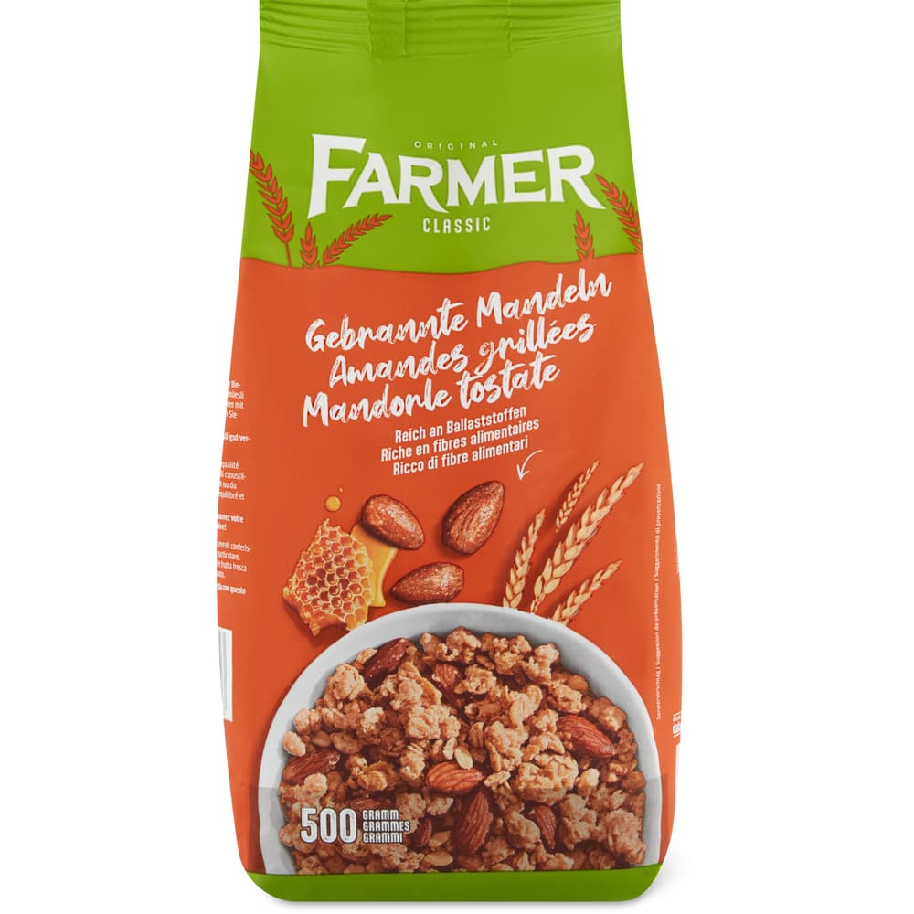 Farmer Croc Knabbermüesli Gebrannte Mandeln